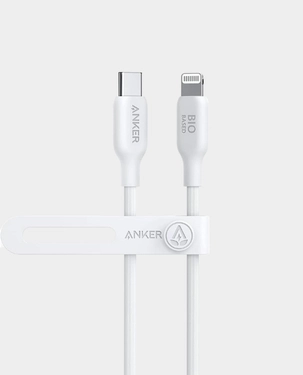 Anker 542 USB-C to Lightning Cable Bio-Based B2B 3ft White A80B1H21