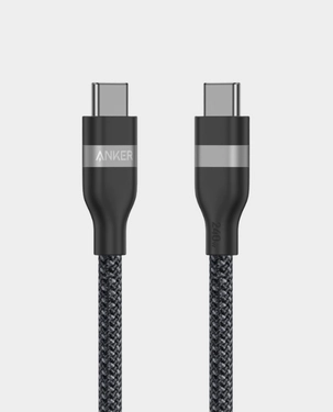 Anker USB-C to USB-C Cable 240 W Upcycled-Braided 3ft Black A82E2H11
