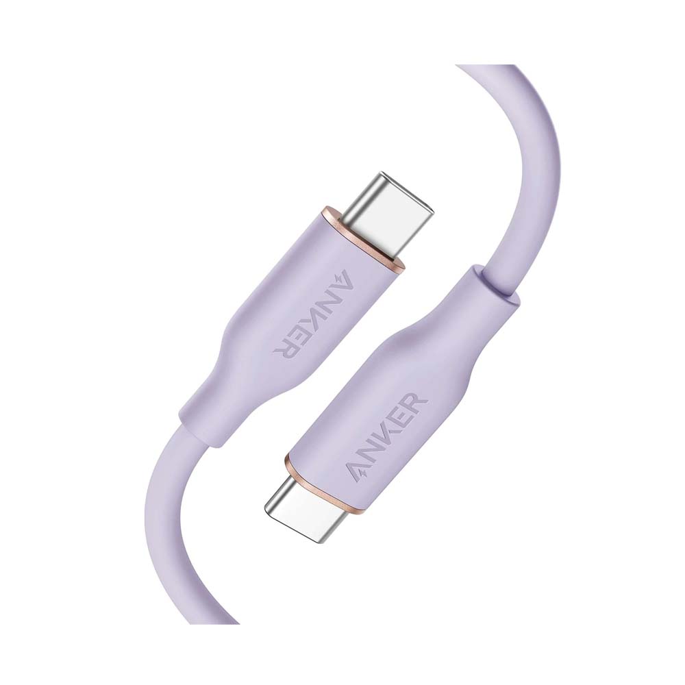 Anker PowerLine III Flow USB-C to USB-C Cable 100W (0.9m/3ft) A8552HQ1