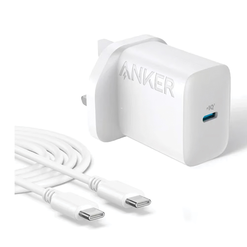 Anker 20W Mobile Charger with USB C to USB C Cable 20W Power Delivery Fast Charging | USB C White B2347K21